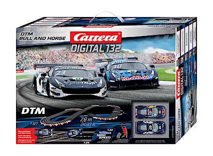 Carrera 30022 DTM Bull and Horse Set w/Lights and Wireless, Digital 132 SALE ON NOW