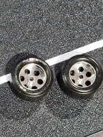 1 pair Slotdevil 15.9 x 8.5mm bridge rims with Paul Gage tires