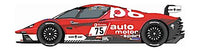 Carrera 31013 KTM X-BOW GTX "auto motor und sport, No.75" , Digital 1/32 w/lights