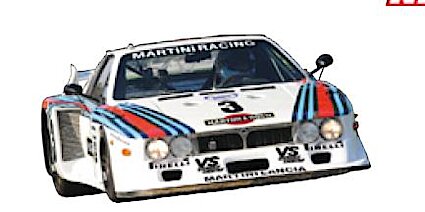 Carrera 31065 Lancia Beta Montecarlo Turbo "Martini Racing, No.8", 1981, Digital 1/32 w/Lights